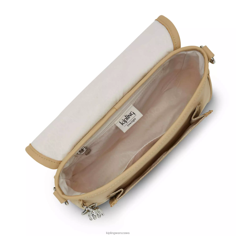 Kipling naturalny beżowy dla obu płci Mała torebka na ramię firmy Inaki PXR6L180