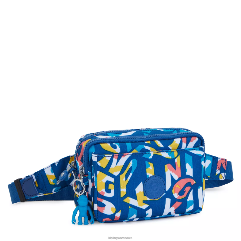 Kipling neonowy kipling dla obu płci Wielofunkcyjna torba na ramię abanu z wieloma nadrukami PXR6L321