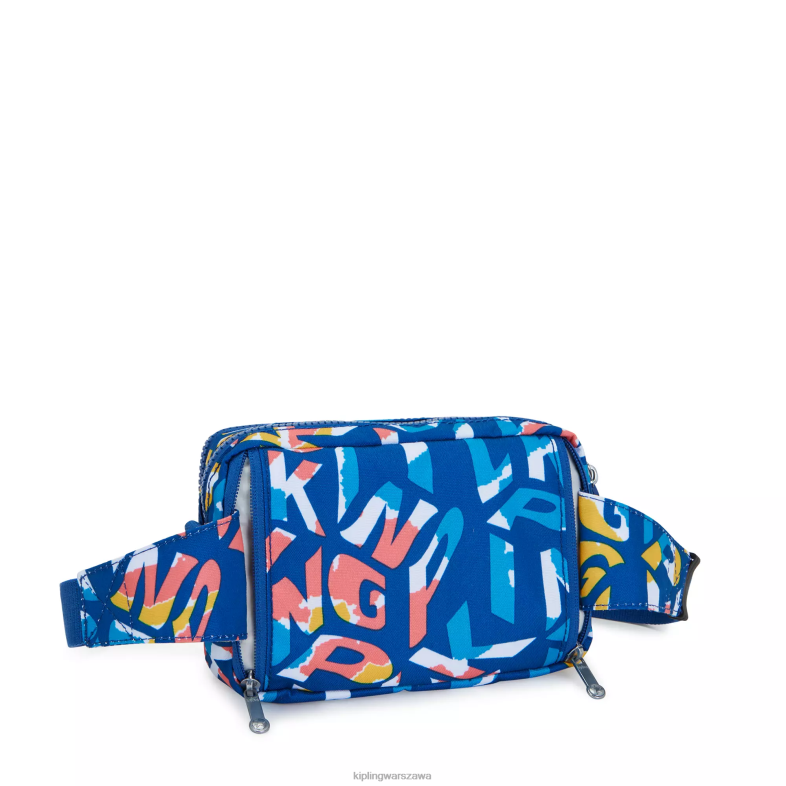 Kipling neonowy kipling dla obu płci Wielofunkcyjna torba na ramię abanu z wieloma nadrukami PXR6L321