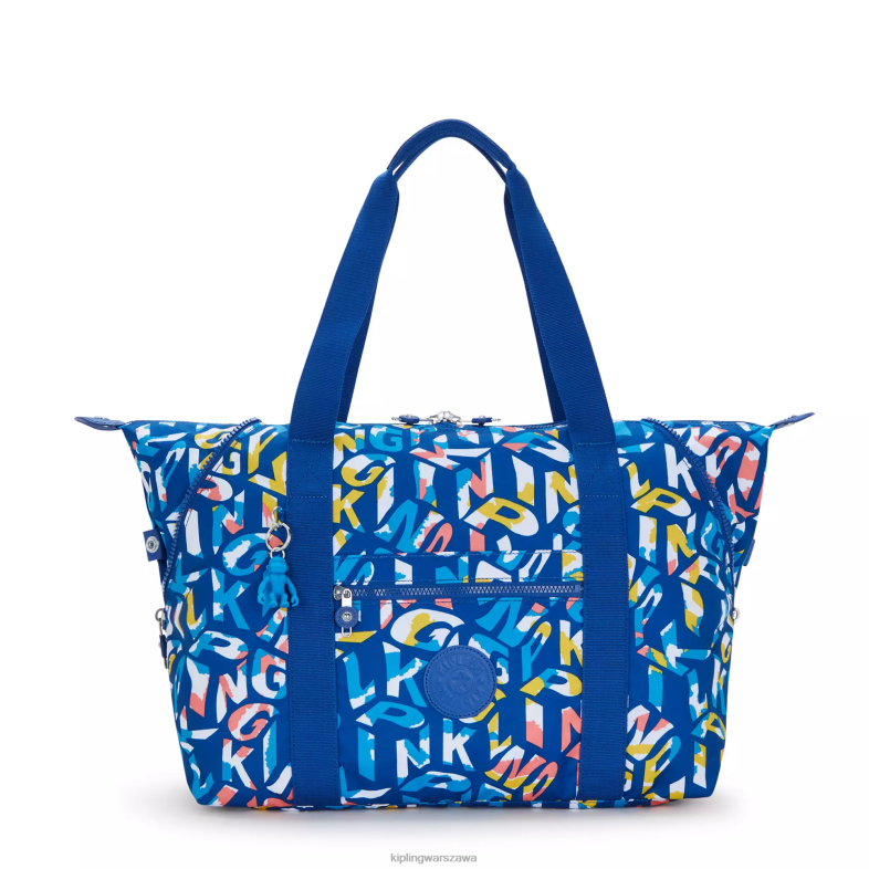 Kipling neonowy kipling dla obu płci torba na zakupy ze średnim nadrukiem PXR6L259