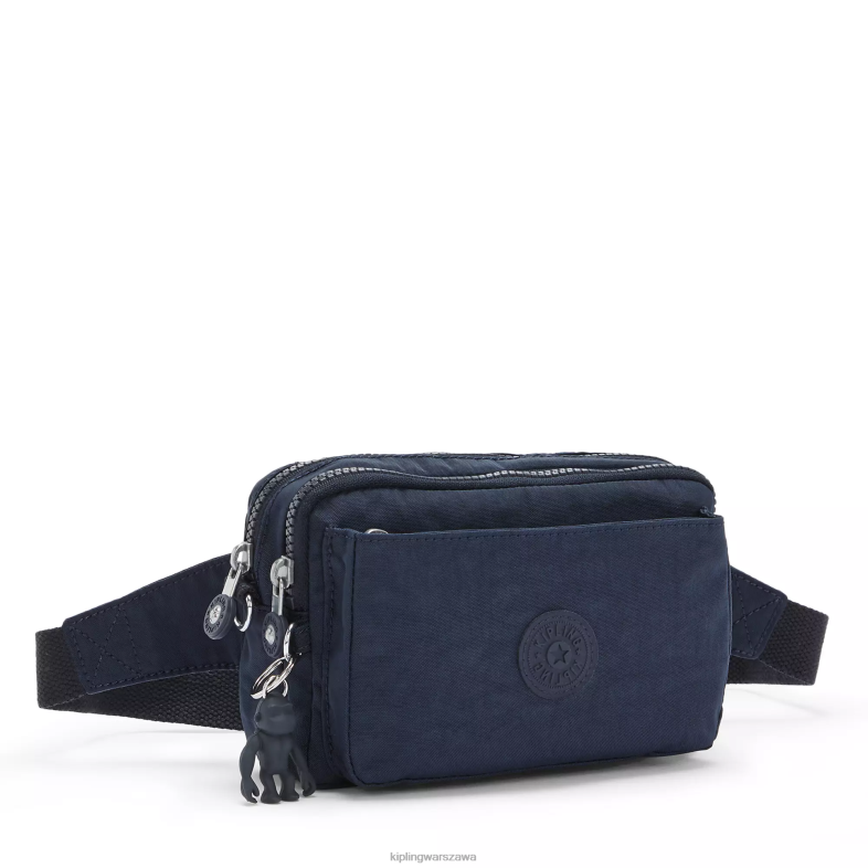 Kipling niebieski niebieski dla obu płci Wielofunkcyjna torba na ramię abanu PXR6L120