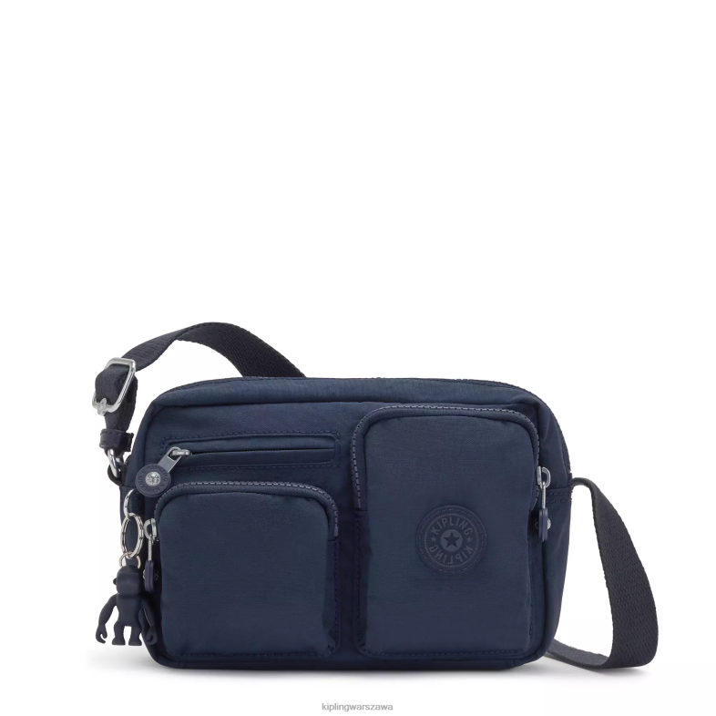 Kipling niebieski niebieski dla obu płci albena przez ramię PXR6L228