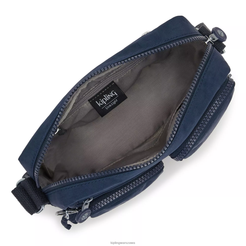 Kipling niebieski niebieski dla obu płci albena przez ramię PXR6L228