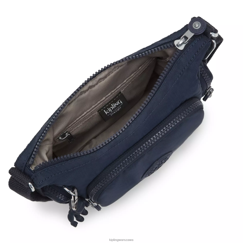 Kipling niebieski niebieski dla obu płci mała torba na ramię Gabbie PXR6L20
