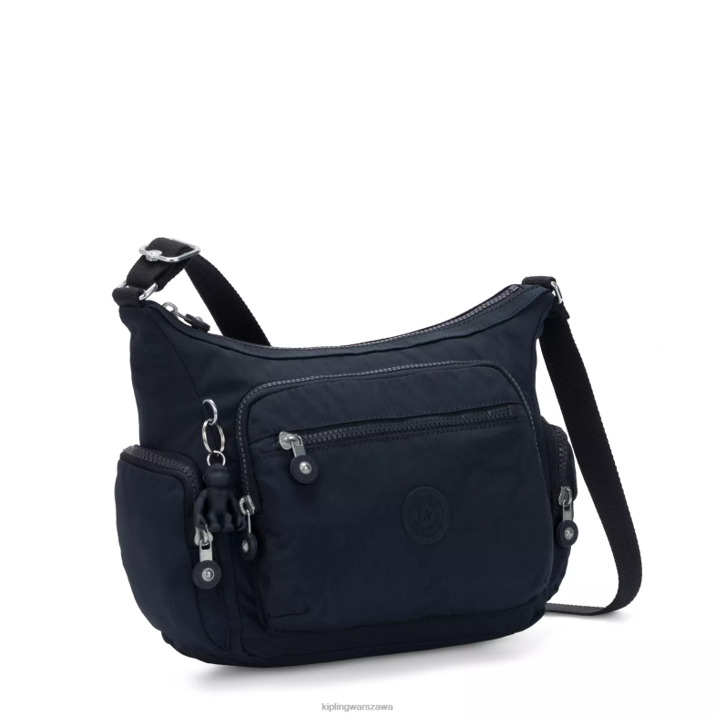 Kipling niebieski niebieski dla obu płci mała torba na ramię gabbie PXR6L161