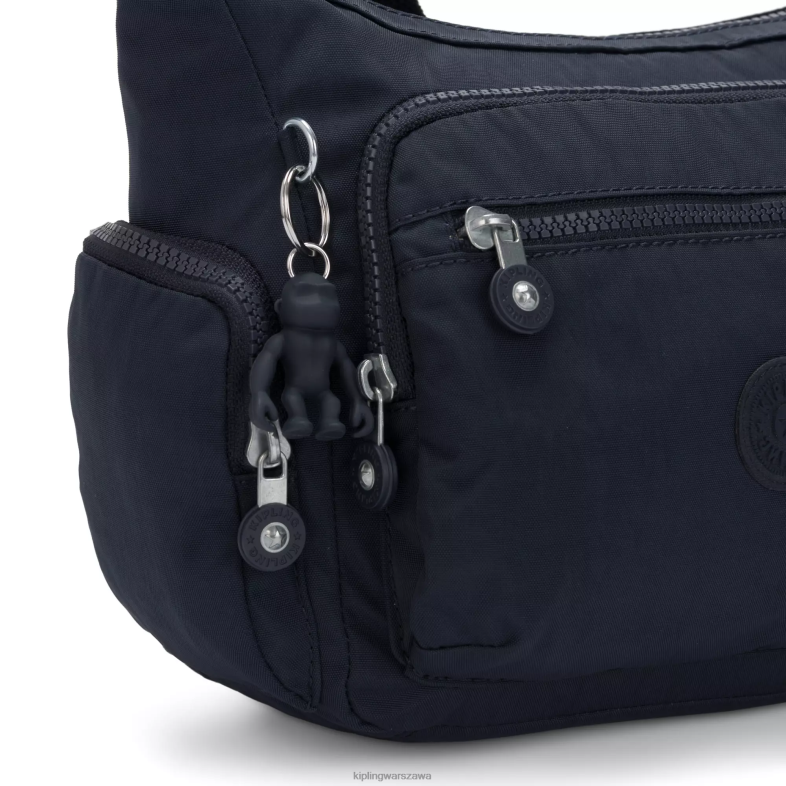 Kipling niebieski niebieski dla obu płci mała torba na ramię gabbie PXR6L161