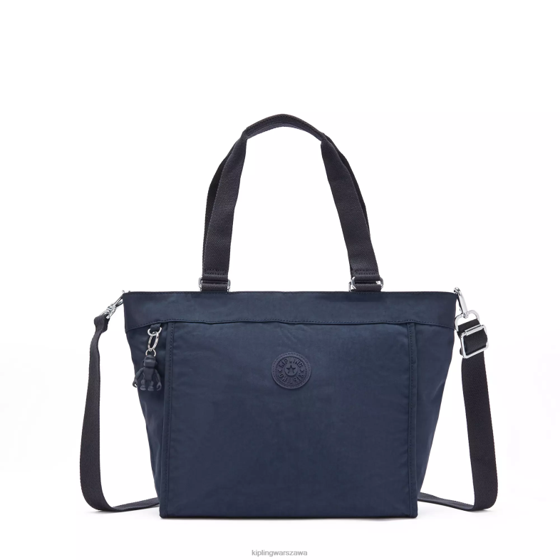 Kipling niebieski niebieski dla obu płci nowa mała torebka typu shopper PXR6L275