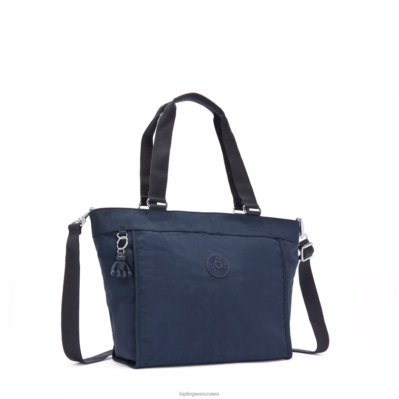 Kipling niebieski niebieski dla obu płci nowa mała torebka typu shopper PXR6L275