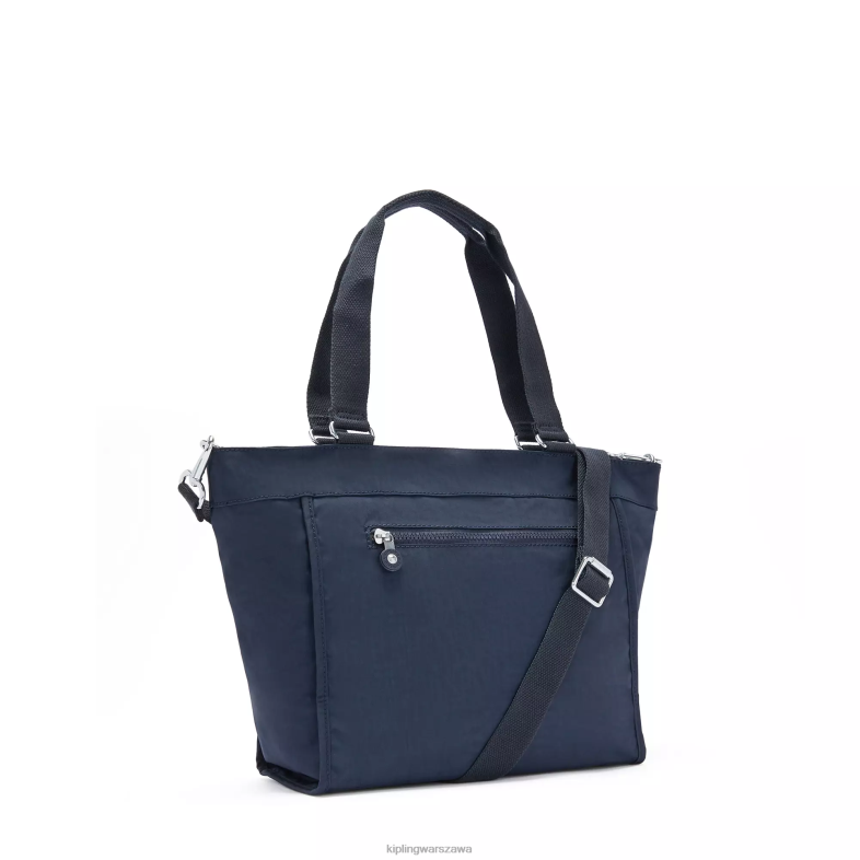 Kipling niebieski niebieski dla obu płci nowa mała torebka typu shopper PXR6L275