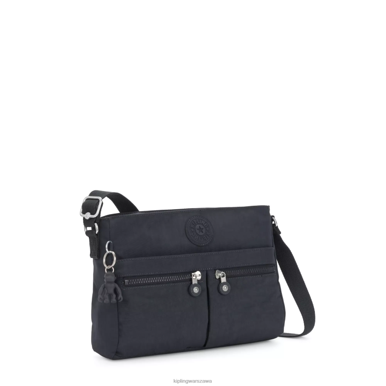 Kipling niebieski niebieski dla obu płci nowa torebka angie crossbody PXR6L169