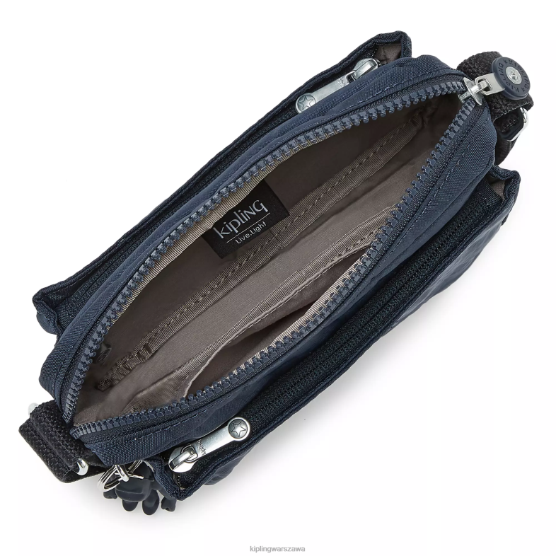 Kipling niebieski niebieski dla obu płci torba na ramię PXR6L227