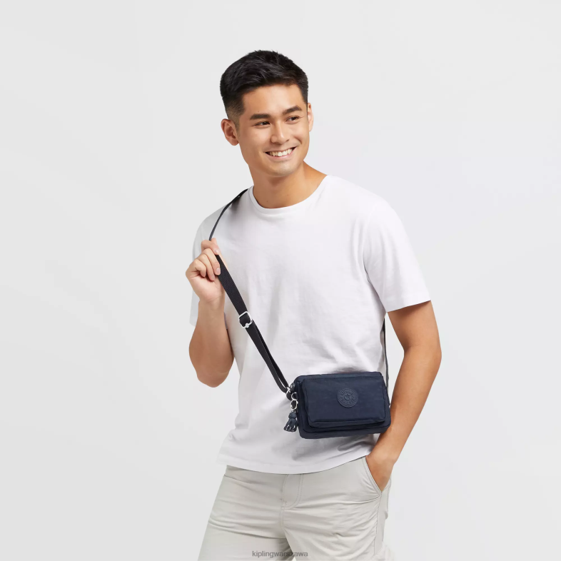 Kipling niebieski niebieski dla obu płci torba na ramię PXR6L227