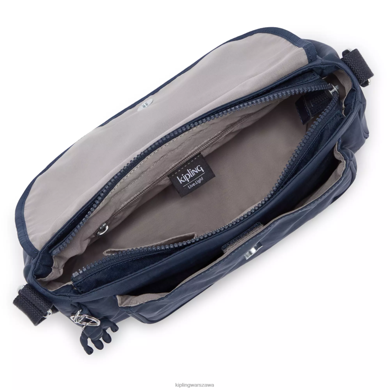 Kipling niebieski niebieski dla obu płci torba sunita przez ramię PXR6L149
