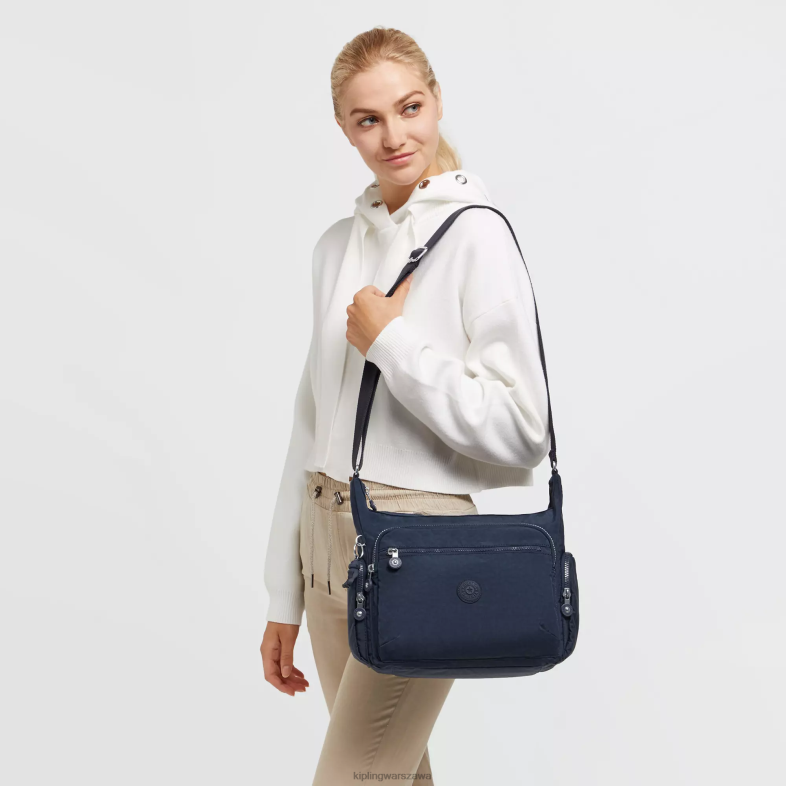 Kipling niebieski niebieski dla obu płci torebka gabbie PXR6L132