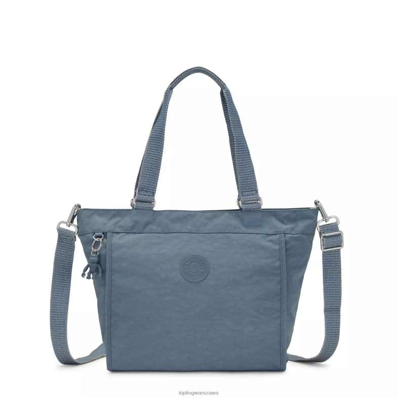 Kipling niebieski pędzel dla obu płci nowa mała torebka typu shopper PXR6L274