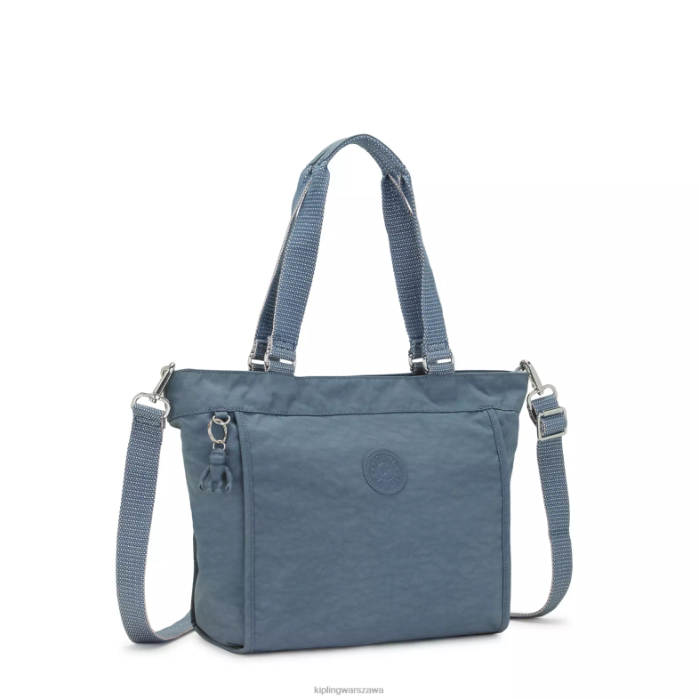 Kipling niebieski pędzel dla obu płci nowa mała torebka typu shopper PXR6L274