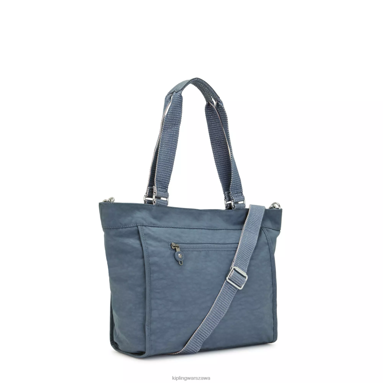 Kipling niebieski pędzel dla obu płci nowa mała torebka typu shopper PXR6L274