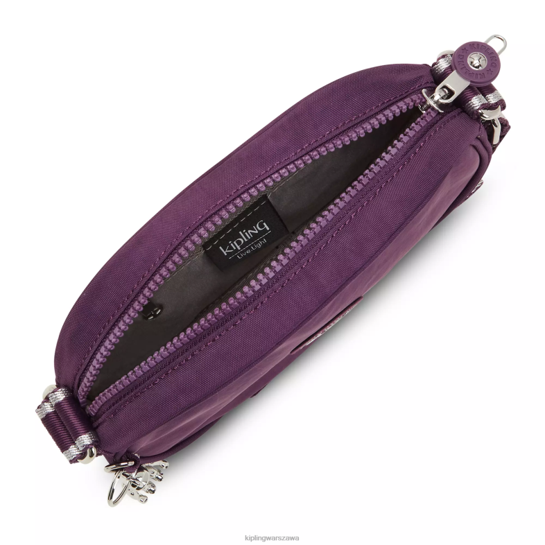 Kipling niekończąca się śliwka dla obu płci klejnotowa torba na ramię PXR6L214