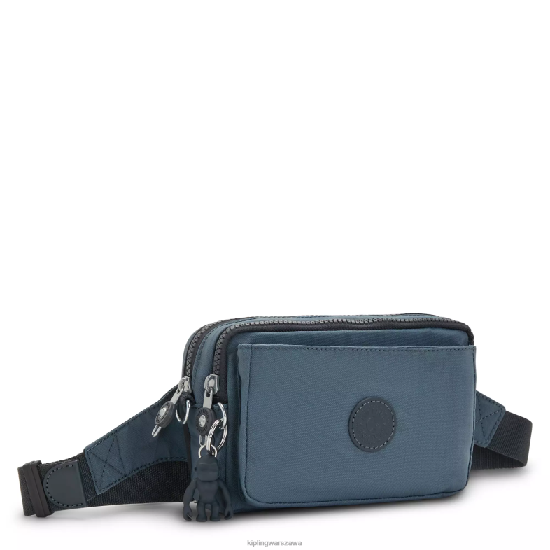Kipling nocna szarość dla obu płci Wielofunkcyjna torba na ramię abanu PXR6L116