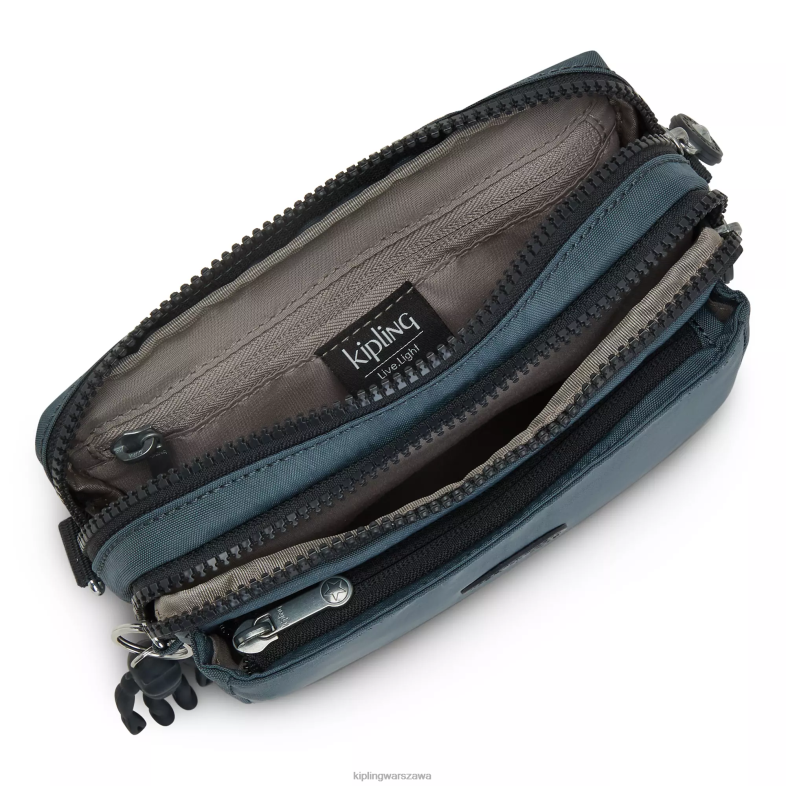 Kipling nocna szarość dla obu płci Wielofunkcyjna torba na ramię abanu PXR6L116