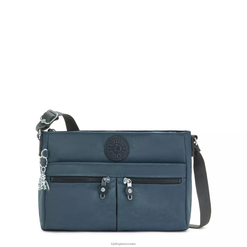 Kipling nocna szarość dla obu płci nowa torebka angie crossbody PXR6L166