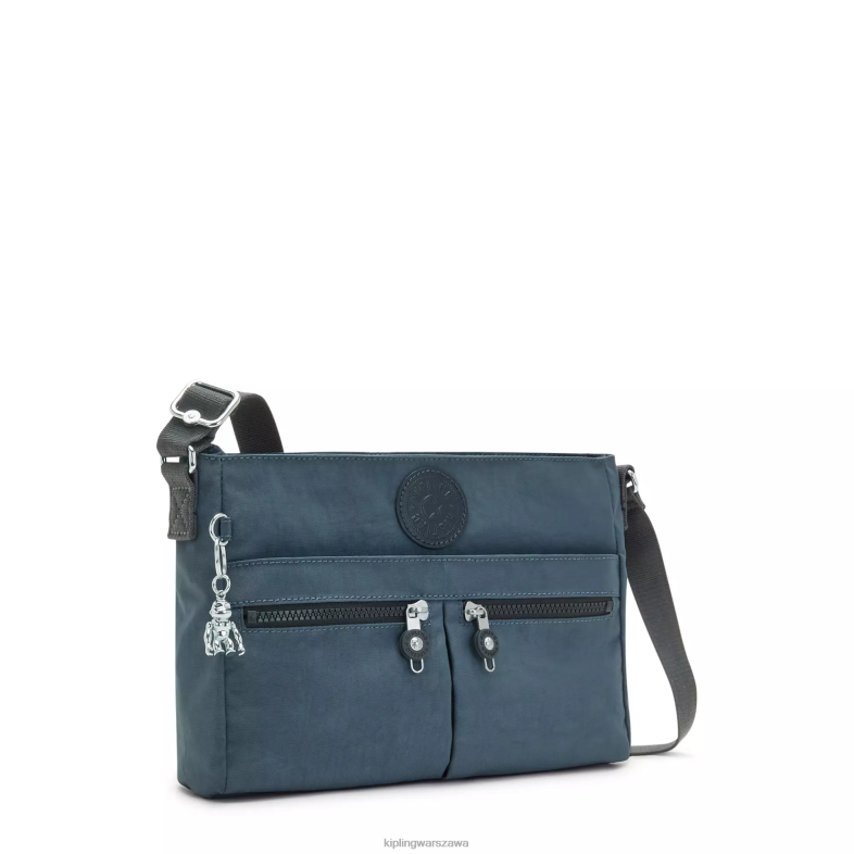 Kipling nocna szarość dla obu płci nowa torebka angie crossbody PXR6L166