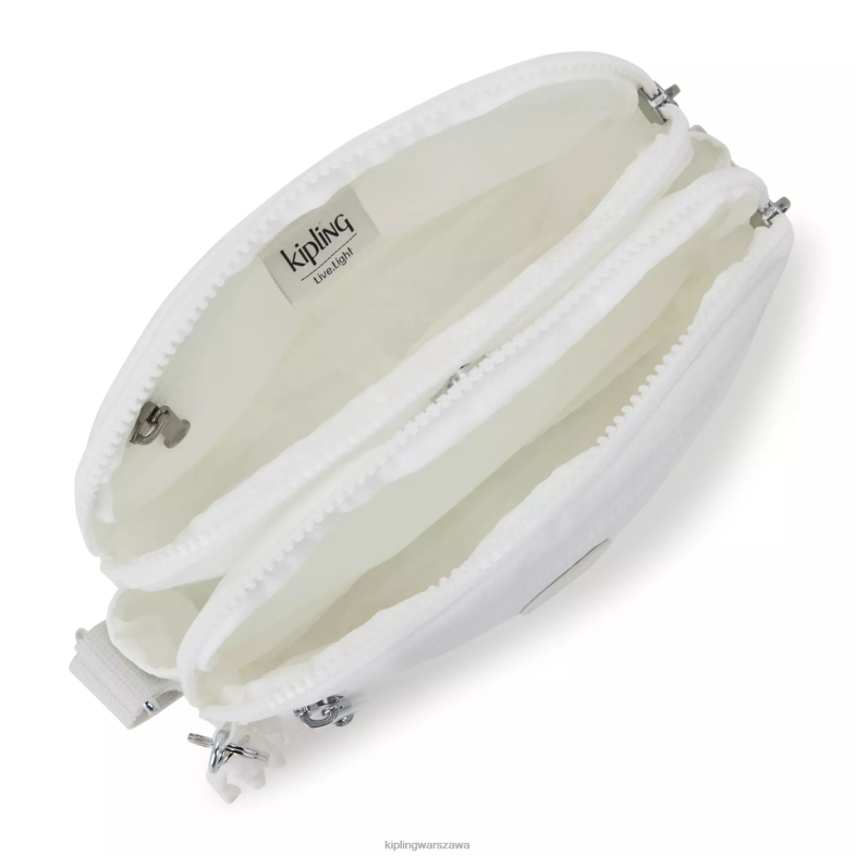 Kipling nowy alabaster dla obu płci torba keefecrossbody PXR6L45