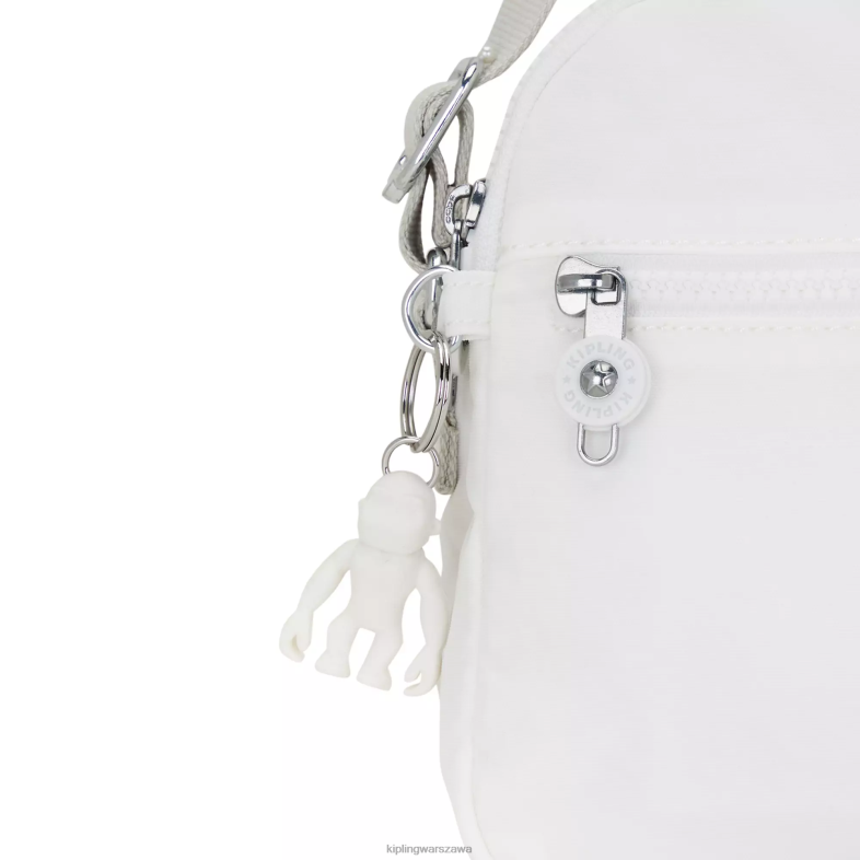 Kipling nowy alabaster dla obu płci torba keefecrossbody PXR6L45
