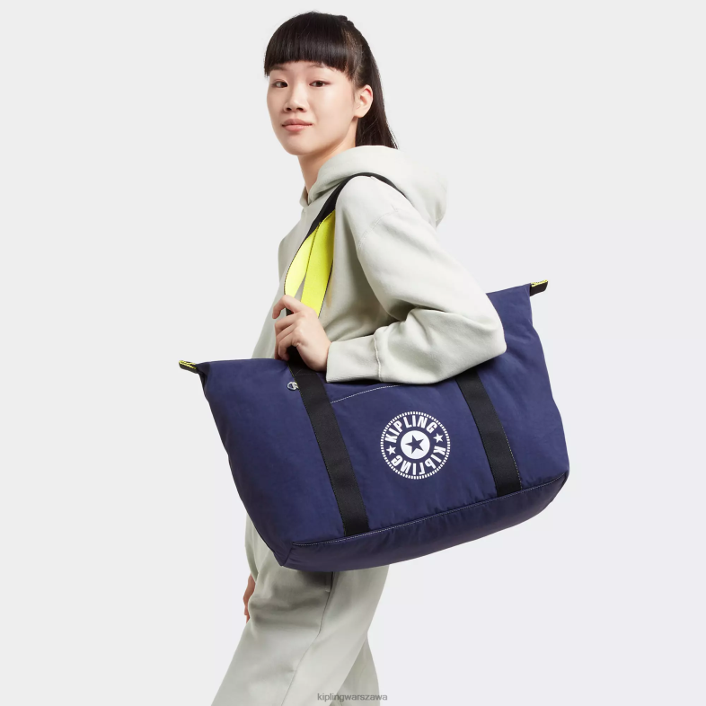 Kipling ostateczna marynarka wojenna dla obu płci Art Medium Torba Litetote PXR6L267