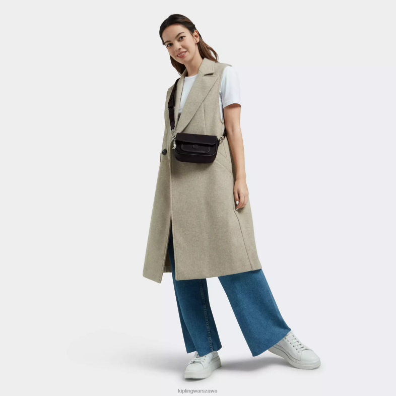Kipling paka czarna dla obu płci Mała torebka na ramię firmy Inaki PXR6L238