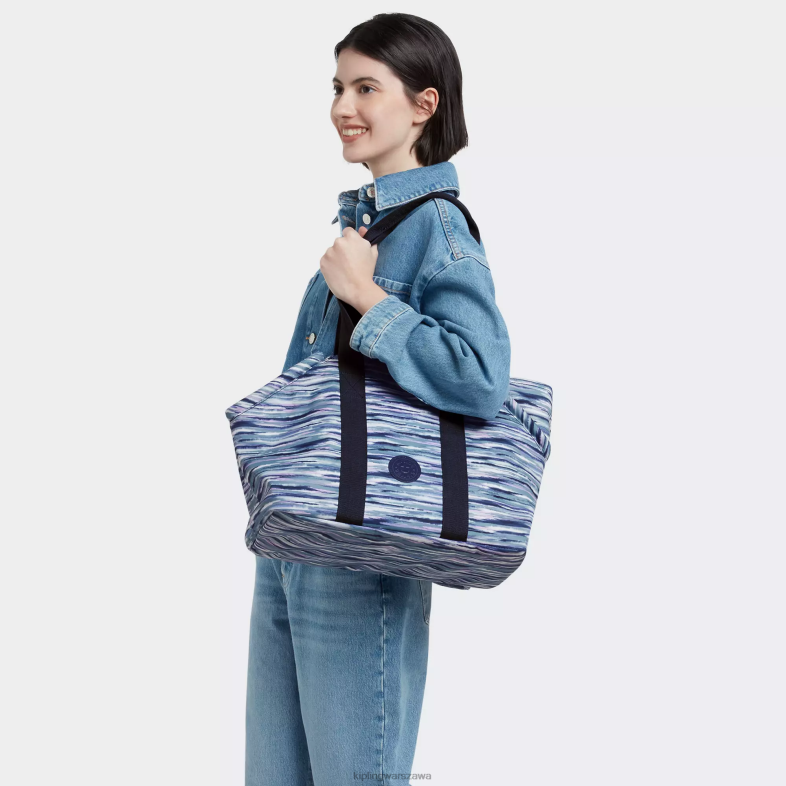 Kipling paski pędzla dla obu płci art m torebka pettote szczotkowane paski PXR6L277