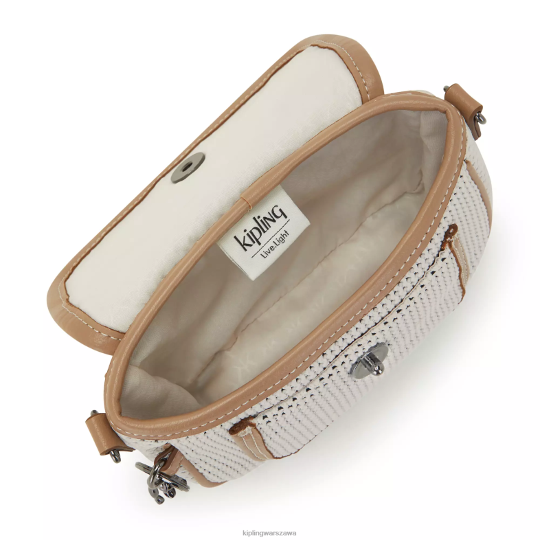 Kipling skromny beż dla obu płci Mała torebka na ramię firmy Inaki PXR6L60
