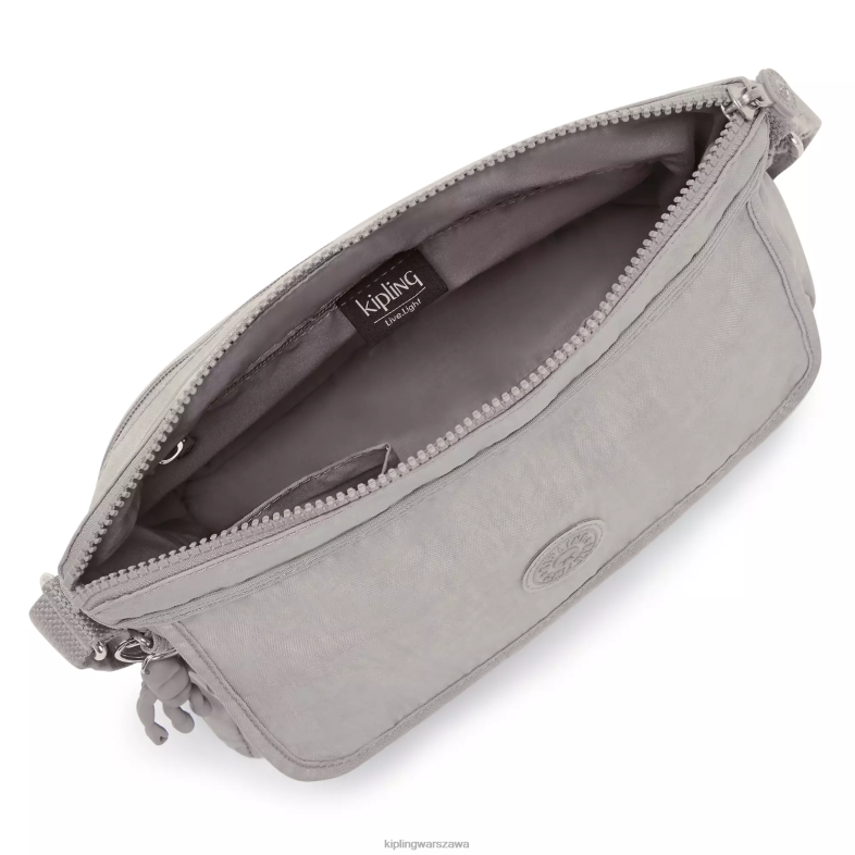 Kipling szary gris dla obu płci aislingtorba na ramię PXR6L221