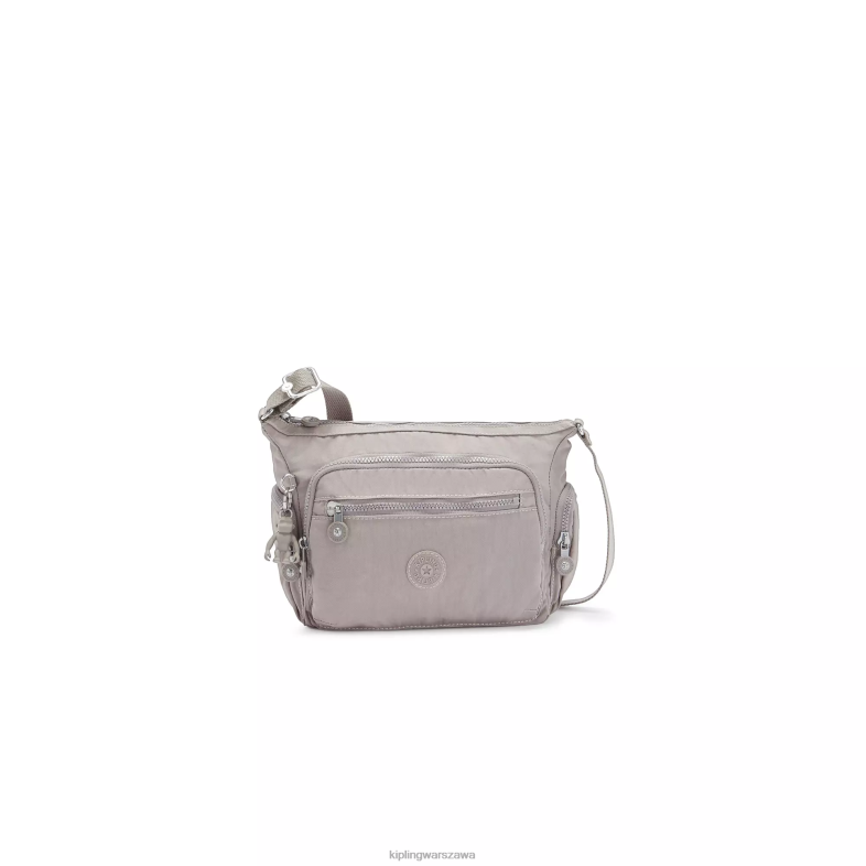 Kipling szary gris dla obu płci mała torba na ramię gabbie PXR6L158