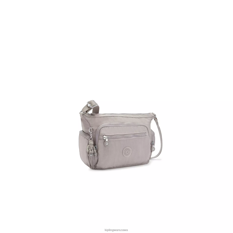 Kipling szary gris dla obu płci mała torba na ramię gabbie PXR6L158