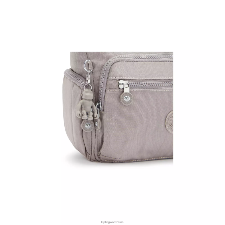 Kipling szary gris dla obu płci mała torba na ramię gabbie PXR6L158