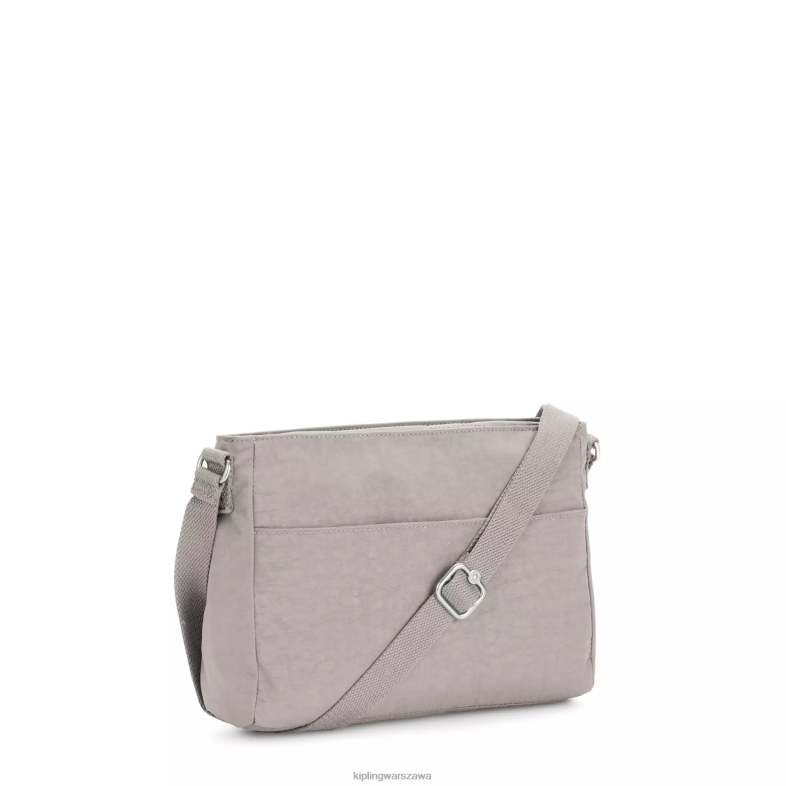 Kipling szary gris dla obu płci nowa torebka angie crossbody PXR6L167