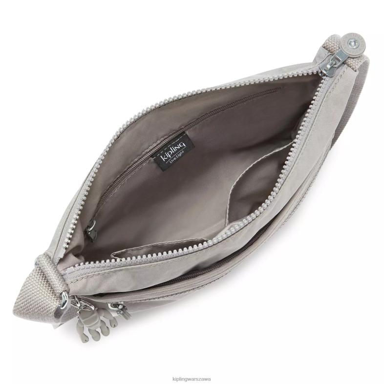 Kipling szary gris dla obu płci torba artocrossbody PXR6L229