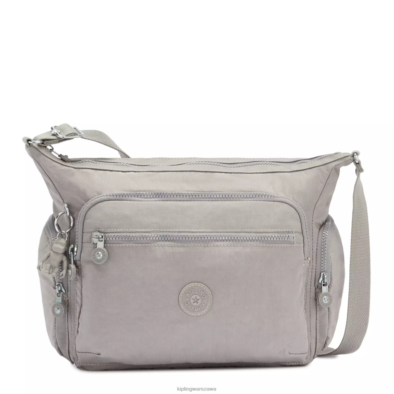 Kipling szary gris dla obu płci torebka gabbie PXR6L129
