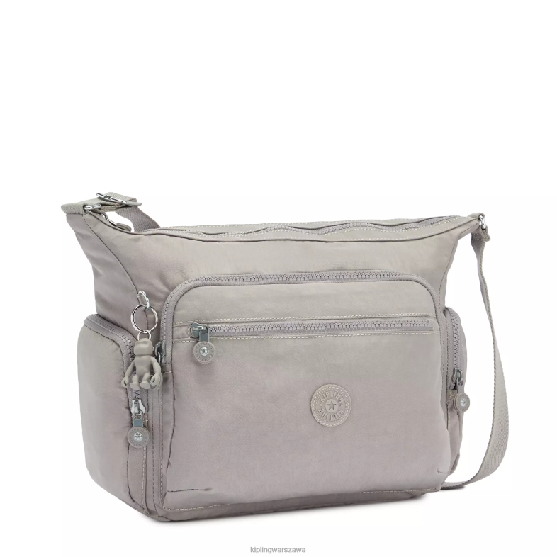 Kipling szary gris dla obu płci torebka gabbie PXR6L129