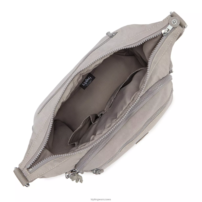 Kipling szary gris dla obu płci torebka gabbie PXR6L129
