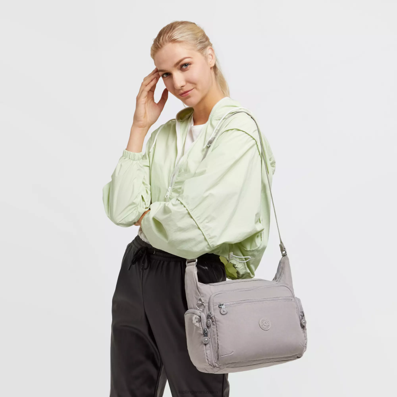 Kipling szary gris dla obu płci torebka gabbie PXR6L129