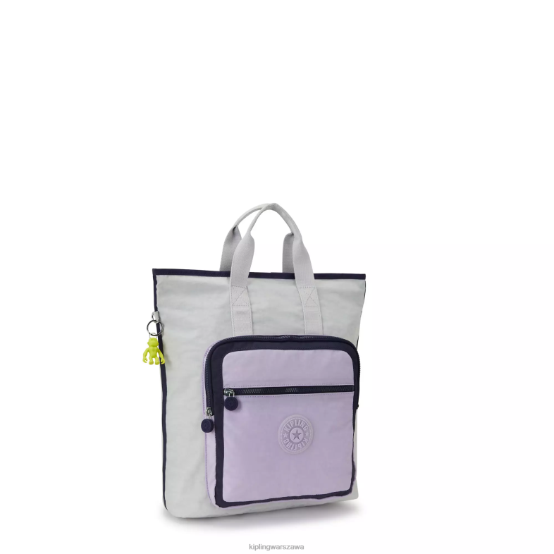 Kipling szary liliowy blok dla obu płci Plecak na laptopa sia15\". PXR6L446
