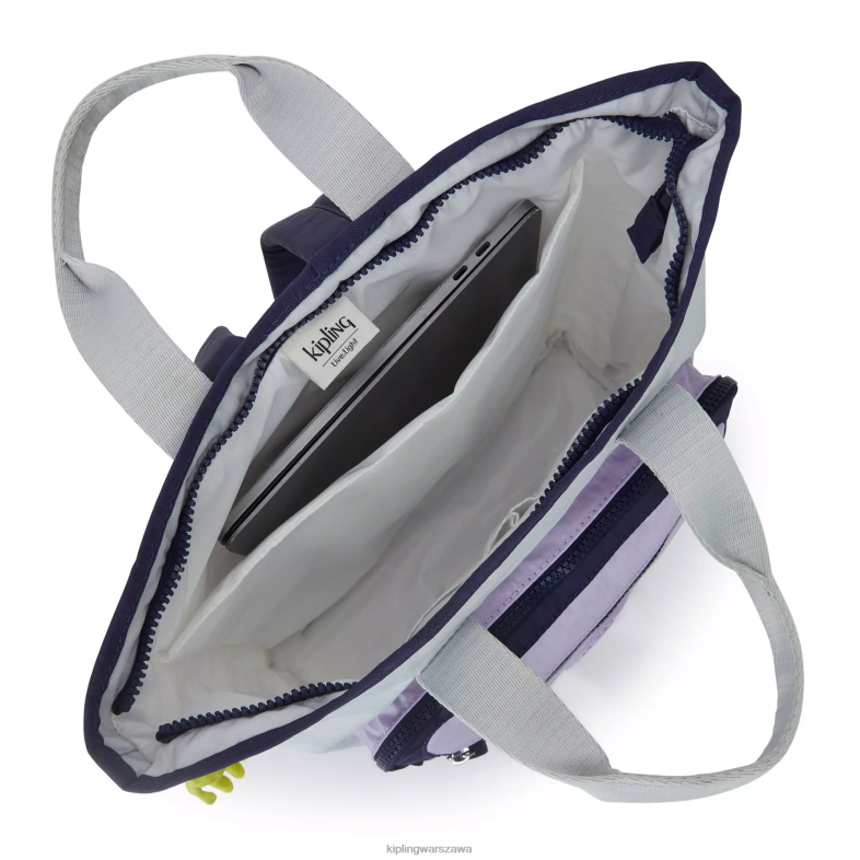 Kipling szary liliowy blok dla obu płci Plecak na laptopa sia15\". PXR6L446