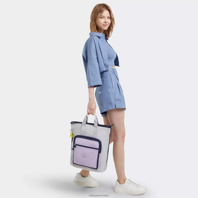 Kipling szary liliowy blok dla obu płci Plecak na laptopa sia15\". PXR6L446