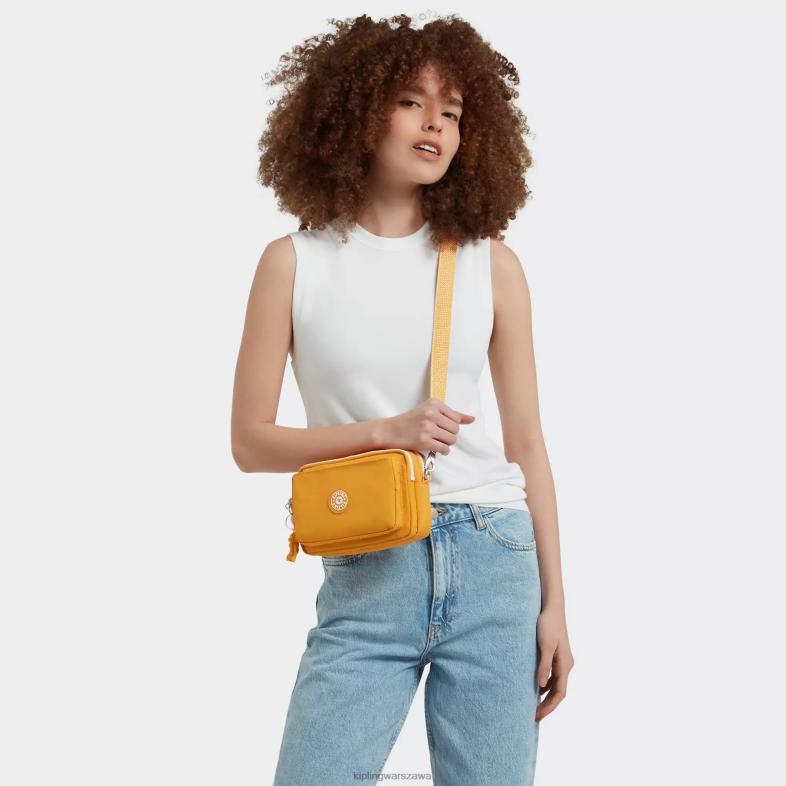 Kipling szybki żółty dla obu płci Wielofunkcyjna torba na ramię abanu PXR6L118