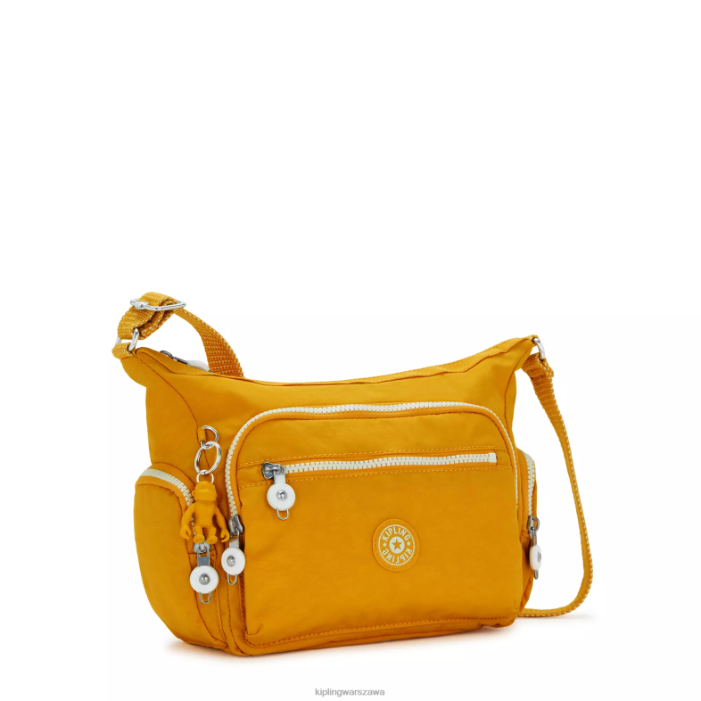 Kipling szybki żółty dla obu płci mała torba na ramię gabbie PXR6L159