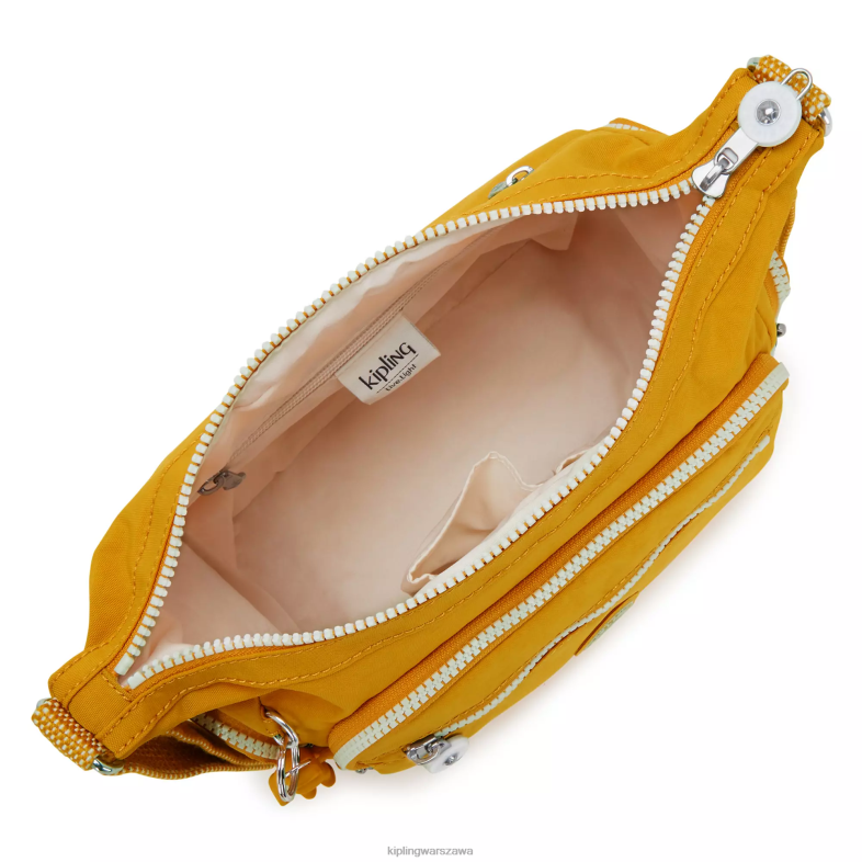 Kipling szybki żółty dla obu płci mała torba na ramię gabbie PXR6L159