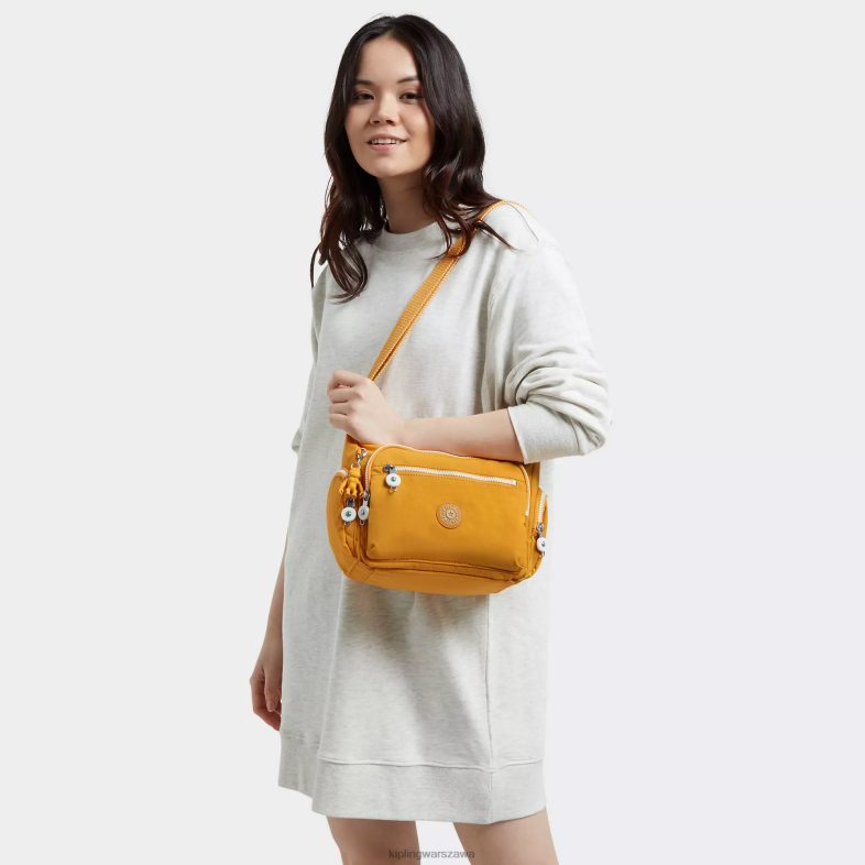 Kipling szybki żółty dla obu płci mała torba na ramię gabbie PXR6L159