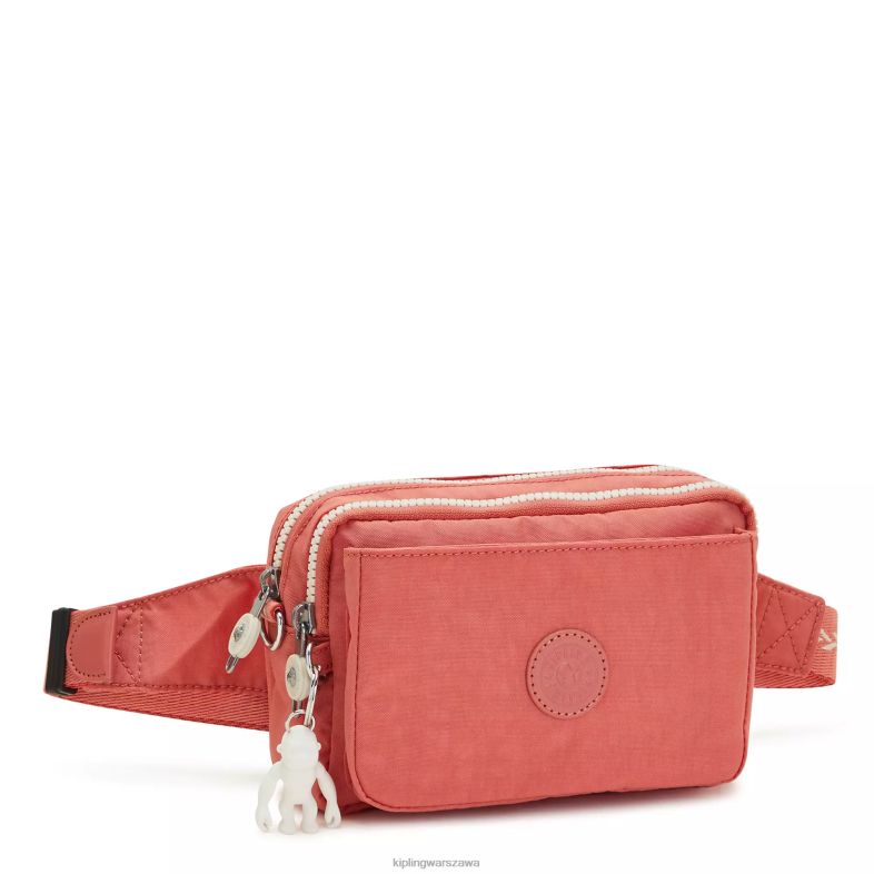 Kipling vintage różowy dla obu płci Wielofunkcyjna torba na ramię abanu PXR6L122